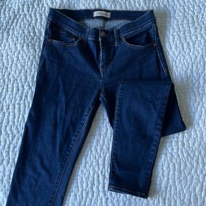 Madewell 8” rise skinny jeans